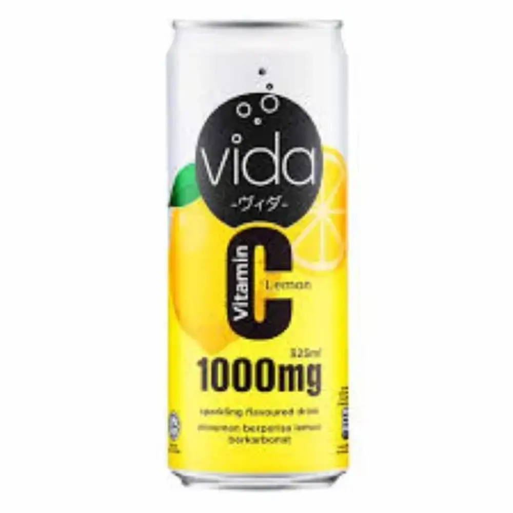 Vida Vitamin C Lemon Sparkling Drink 325Ml